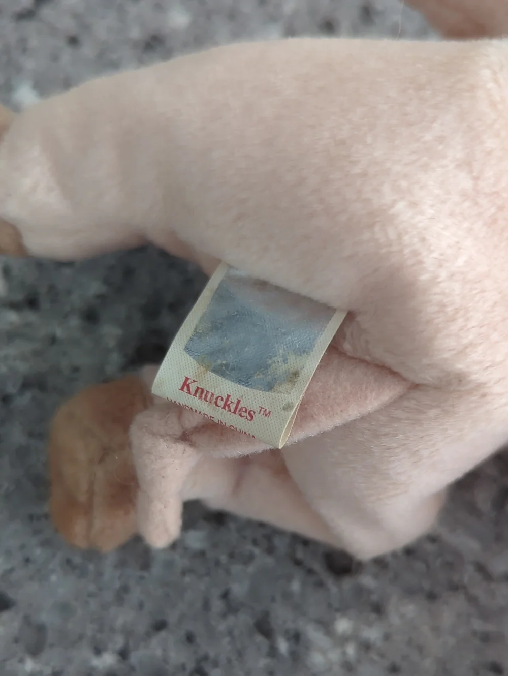 Ty Beanie Baby - Knuckles